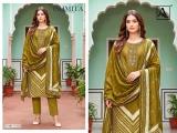 Alok suit ishmita Wholesale dress materials in Kerala