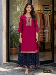 Blue hills fifa rayon Kurti fabric market in Bangalore