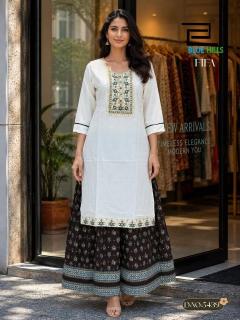 Blue hills fifa rayon Kurti fabric market in Bangalore
