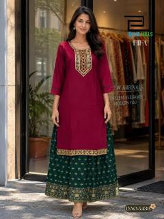 Blue hills fifa rayon Kurti fabric market in Bangalore