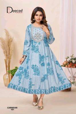 Deecee carnivar afsana embroidered kurti wholesalers in jaipur