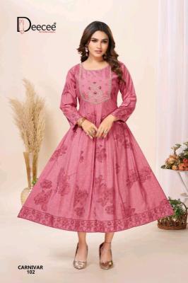 Deecee carnivar afsana embroidered kurti wholesalers in jaipur