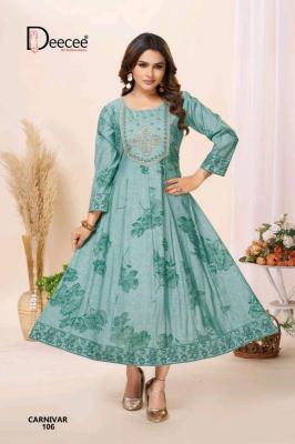 Deecee carnivar afsana embroidered kurti wholesalers in jaipur