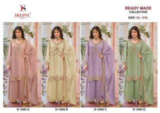 Deepsy ready to wear collcetion D-3493 Wholesale ethnic wear market