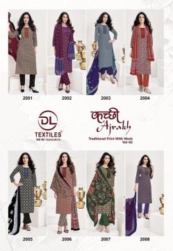 DL kutchi ajrakh vol-2 Designer kurtis in Jaipur