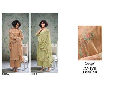 Ganga aviya 4308 Bulk dress materials in Pune