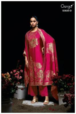 Ganga enole 3820  Wholesale dress material suppliers in Punjab