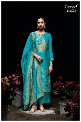 Ganga enole 3820  Wholesale dress material suppliers in Punjab