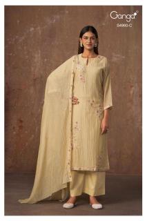 Ganga indu 4860  Dress material wholesale suppliers in Pune