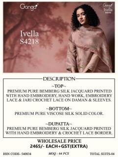 Ganga ivella 4218 Punjab wholesale clothing