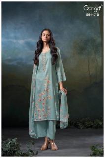 Ganga jazel 5117 Wholesale saree market in Mumbai