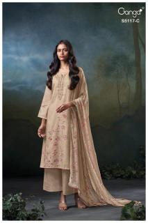 Ganga jazel 5117 Wholesale saree market in Mumbai