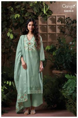 Ganga jivara 4839 Dress material wholesale price in Punjab
