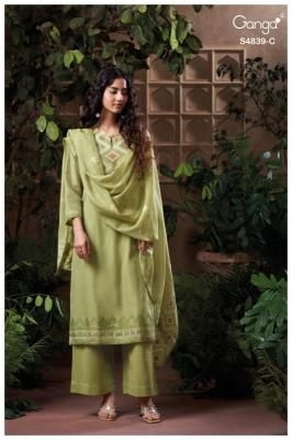 Ganga jivara 4839 Dress material wholesale price in Punjab