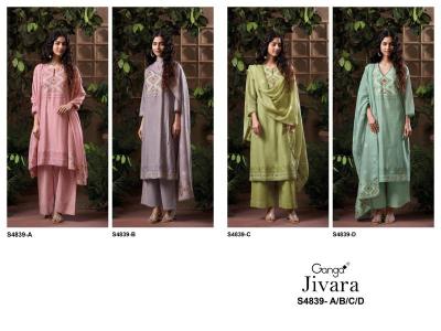 Ganga jivara 4839 Dress material wholesale price in Punjab
