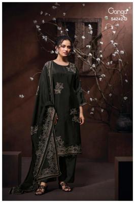 Ganga kynaa 4242 Wholesale dress materials in Pune