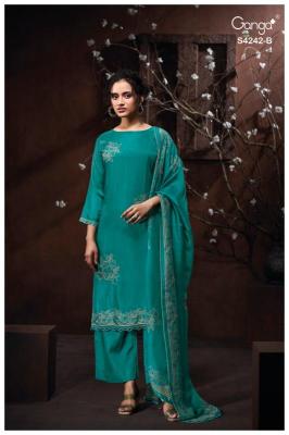 Ganga kynaa 4242 Wholesale dress materials in Pune