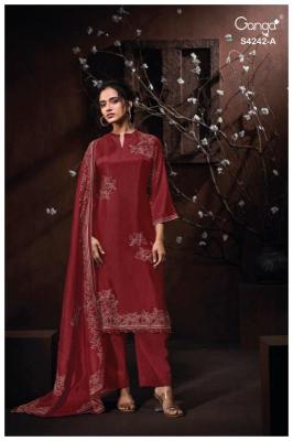 Ganga kynaa 4242 Wholesale dress materials in Pune