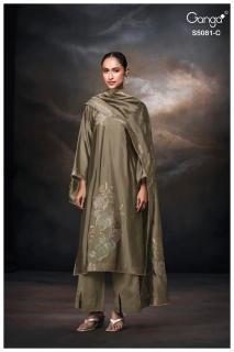 Ganga mansie 5081 Bulk dress material suppliers in Chhattisgarh