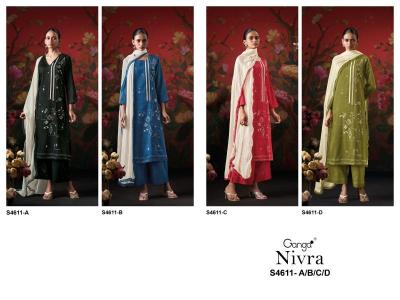 Ganga nivra 4611 Wholesale dress materials