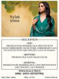 Ganga nylah 5068 Wholesale dress material suppliers in Panjab