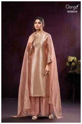 Ganga olesha 4355 Dress material wholesale market in Amritsar