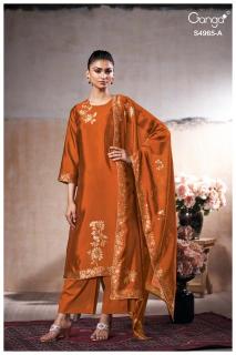 Ganga piyelika 4965  Bridal dress material in Kerala