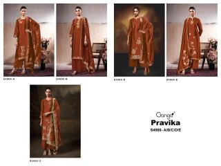 Ganga pravika 4968 Dress material market in Mumbai with price