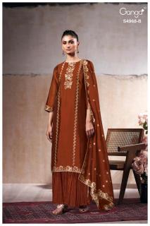 Ganga pravika 4968 Dress material market in Mumbai with price