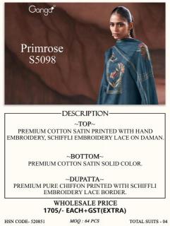 Ganga primrose 5098 Kerala sarees wholesale market
