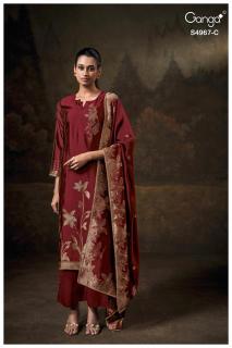 Ganga raashii 4967 Cheap dress material wholesale
