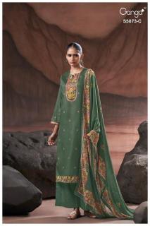 Ganga savela 5073  Wholesale churidar materials in Mumbai