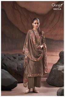 Ganga savela 5073  Wholesale churidar materials in Mumbai