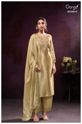 Ganga tveya 4356 Wholesale dress material in Delhi