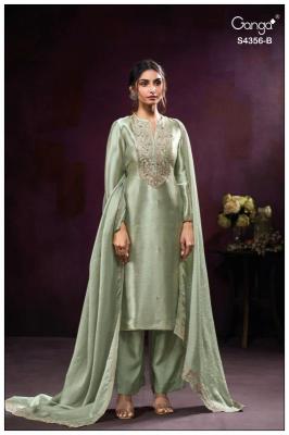 Ganga tveya 4356 Wholesale dress material in Delhi