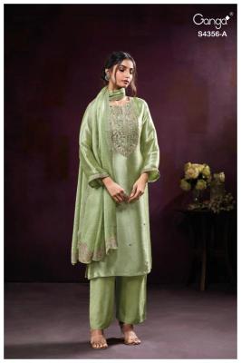 Ganga tveya 4356 Wholesale dress material in Delhi