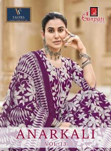 Ganpati anarkali vol-13  Latest kurti designs in Karnataka