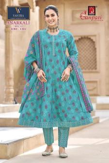 Ganpati anarkali vol-13  Latest kurti designs in Karnataka