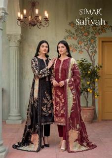 Glossy simar safiyah Wholesale saree market in Karnataka