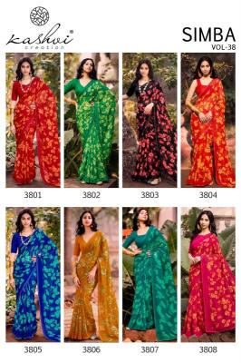 Kashvi simba vol 38 Saree wholesale market Jaipur