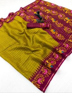 Malhar muga Saree manufacturers in Karnataka