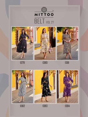 Mittoo belt vol 27 Kurti manufacturers in Kolkata