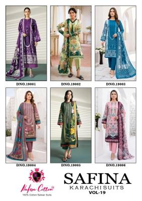 Nafisa cotton safina vol-19 Wholesale dress material suppliers
