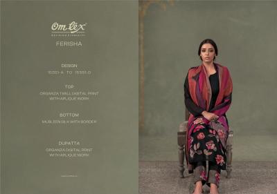 Omtex ferisha Wholesale georgette dress materials in Mumbai.