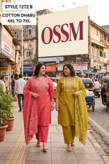 Ossm style 1272 B Cotton kurtis wholesale