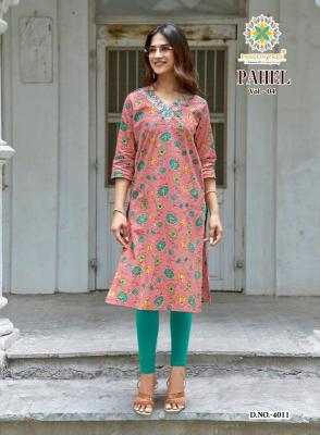 Passion tree pahel vol-4 Kurti wholesale market in Mumbai