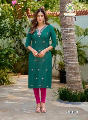 Passion tree zulfi vol 3 Wholesale kurti suppliers in Karnataka