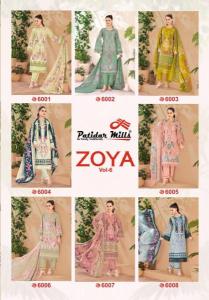 Patidar zoya vol-6 Wholesale dress material manufacturers