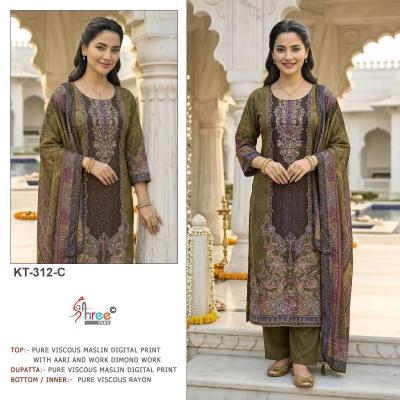 Shree fabs kt 312 Dress material suppliers in Jaipur