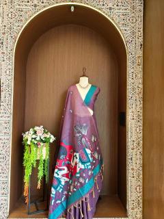  Akshara muga Wholesale saree market in Amritsar